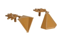 Комплект углов 90" для треугольного бортика M3530/M3540/M3545, цвет 03 светло-коричневый