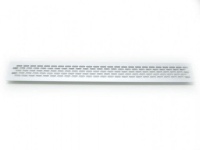 Решетка вентиляционная алюминиеваая 480х60 мм, белая